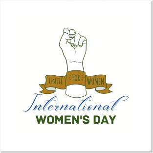 Internation womens day T-Shirt design -Women rights t-shirt Posters and Art